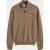 Gant Half Zip Bruin Lamswollen trui met korte rit 87313/283
