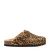 Scholl Fae New clogs van imitatiebont met panterprint beige/zwart