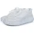 Chloe, Nama leren platform sneakers met stiksels
