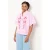 LOLALIZA gestreepte blouse lichtroze