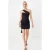 TRENDYOLMİLLA Dames Zwart Effen Kort / Mini Mouwloos Bodycon Jurken