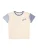 Lindex Shirt  duifblauw / wit