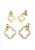 ELLI Oorbellen  goud / transparant