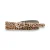 Legend leren riem met luipaardprint beige