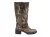 Lazamani – Salome Dames Biker Boots Leer Pewter –