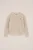 WE Fashion – Jongens gebreide trui met structuur en embroidery – Regular fit – Beige – Katoen –