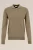 WE Fashion – Heren trui met rits – Regular fit – Lichtbruin – Katoen –