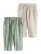 Next Broek  ecru / olijfgroen