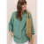 Cecil Dames Lange blouse in effen kleur in Groen