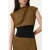 AllSaints Oakleigh Suede Belt Beige