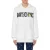 Moschino Calico Animals Logo Hoodie White