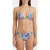 Shiwi Strap Bikini Bottom Brunch Flower Blue Brunch Flower