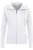 HAKRO Regular Fit Dames Sweatjacket wit, Effen