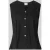 Ichi Bodywarmer van mix van linnen en viscose model ‘LINNO’