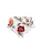 Next Bikinibroek  groen / oranje / rood / wit