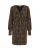 WE Fashion Jurk  bruin / zwart