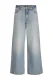 JACK & JONES JUNIOR high waist wide leg jeans light blue denim