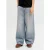 JACK & JONES JUNIOR high waist wide leg jeans light blue denim