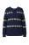 Ulla Popken Trui  donkerblauw / lichtgroen
