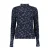 Geisha Top Turtle Aop Rhinestones 62585-14 T-shirt Lange Mouw 685 Dark Blue/silver
