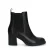 Sacha leren chelsea boots zwart