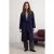TRENDYOLMİLLA Dames Donkerblauw Effen Oversized Jassen