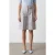 Hoge taille wijde broekshorts met riem