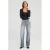 Cup of Joe Denim high straight leg jeans grey denim