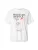 QS Shirt  rood / pastelrood / zwart / wit