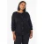 Zizzi Plus Size gebreid vest – zwart