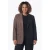 Colourful Rebel Curve blazer met krijtstreep – bruin/zwart