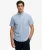 Preppy Poplin Overhemd met Korte Mouwen Blue