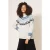 White Stuff Heart Longline Fairisle Jumper Natural