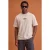 TRENDYOL MAN Heren Beige Slogan Kort Relaxed fit T-shirts