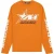Malelions Men Motocross Longsleeve T-Shirt | Orange