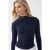 Hoge Kraag Drapé Detail Blouse