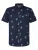 Petrol Industries Overhemd ‘Coralshore’  navy / groen