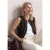Gebreid vest met ronde hals en knoopsluiting