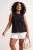Trendyol Curve Dames Zwart Effen Mouwloos Regular fit Grote maten Blouses