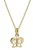 Orphelia ‘Butterfly’ Dames 925 Sterling Zilveren Ketting met Hanger – Goud ZH-7074/1