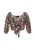 faina Blouse ‘Festive’  donkerbruin / kaki / zwart
