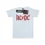 AC/DC Heren Hoorns Logo T-Shirt (Wit)