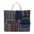 Desigual Shopper ‘Romantic’  blauw denim / donkerrood / zwart / offwhite