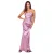 Damesjurk Goddiva Satin Bandeau