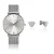 Dameshorloge en armband Amelia Parker Capsule Grey