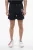 Raw Wash 90SLOGO geborduurde denim shorts in blauw