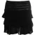 Maje, zwarte volantskirt