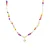 Luxenter Sterling Zilver 925 collier met Veelkleurig Kristal afgewerkt in 18K geelgoud – Nymox