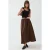 Elastische Taille Midi Rok met Zakken