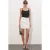 Hoge Taille Polkadot Denim Mini Rok